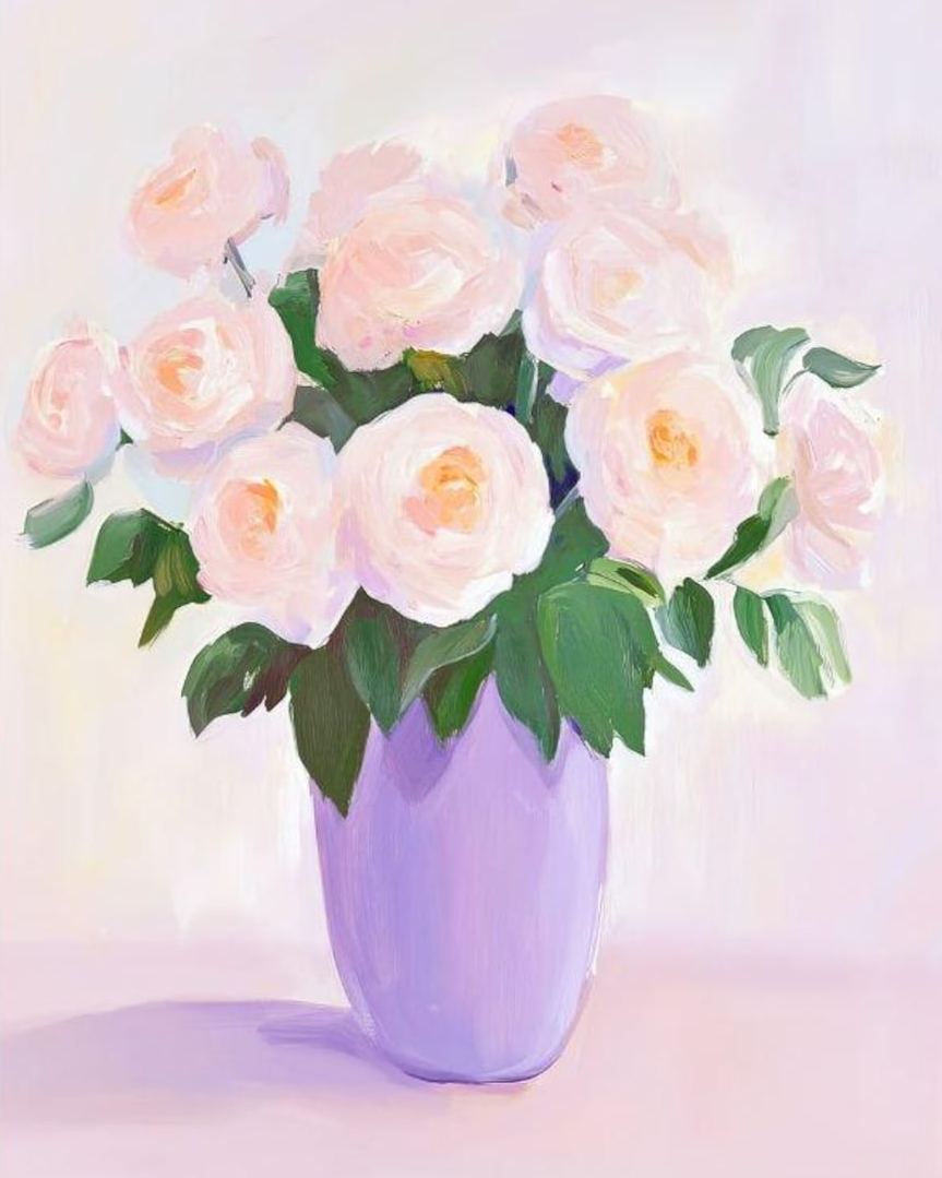 pink roses 