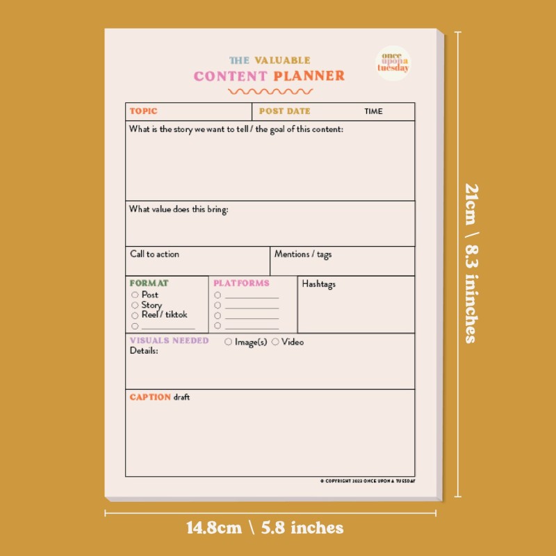 social media planning kit